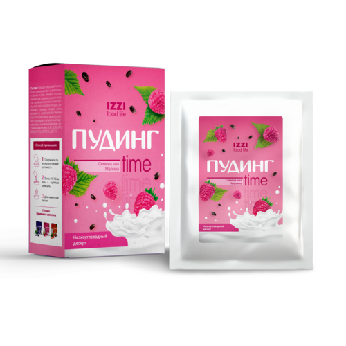 Пудинг TIME (малина)
