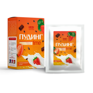 Пудинг TIME (клубника-шоколад)