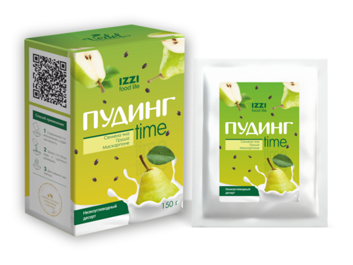 Пудинг TIME груша-маскарпоне