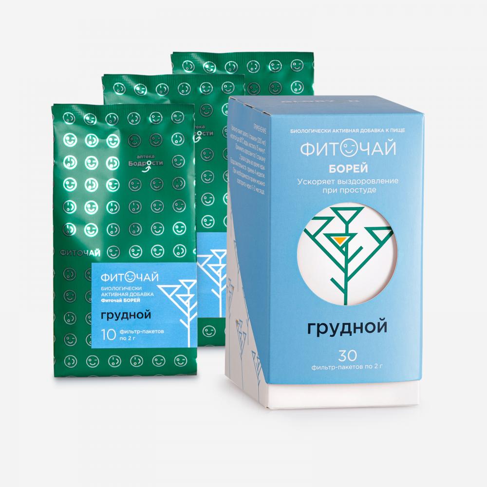 Грудной фиточай Борей — упаковка 30 фильтр-пакетов
