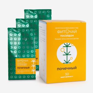 Почечный фиточай Посейдон — упаковка 30 фильтр-пакетов