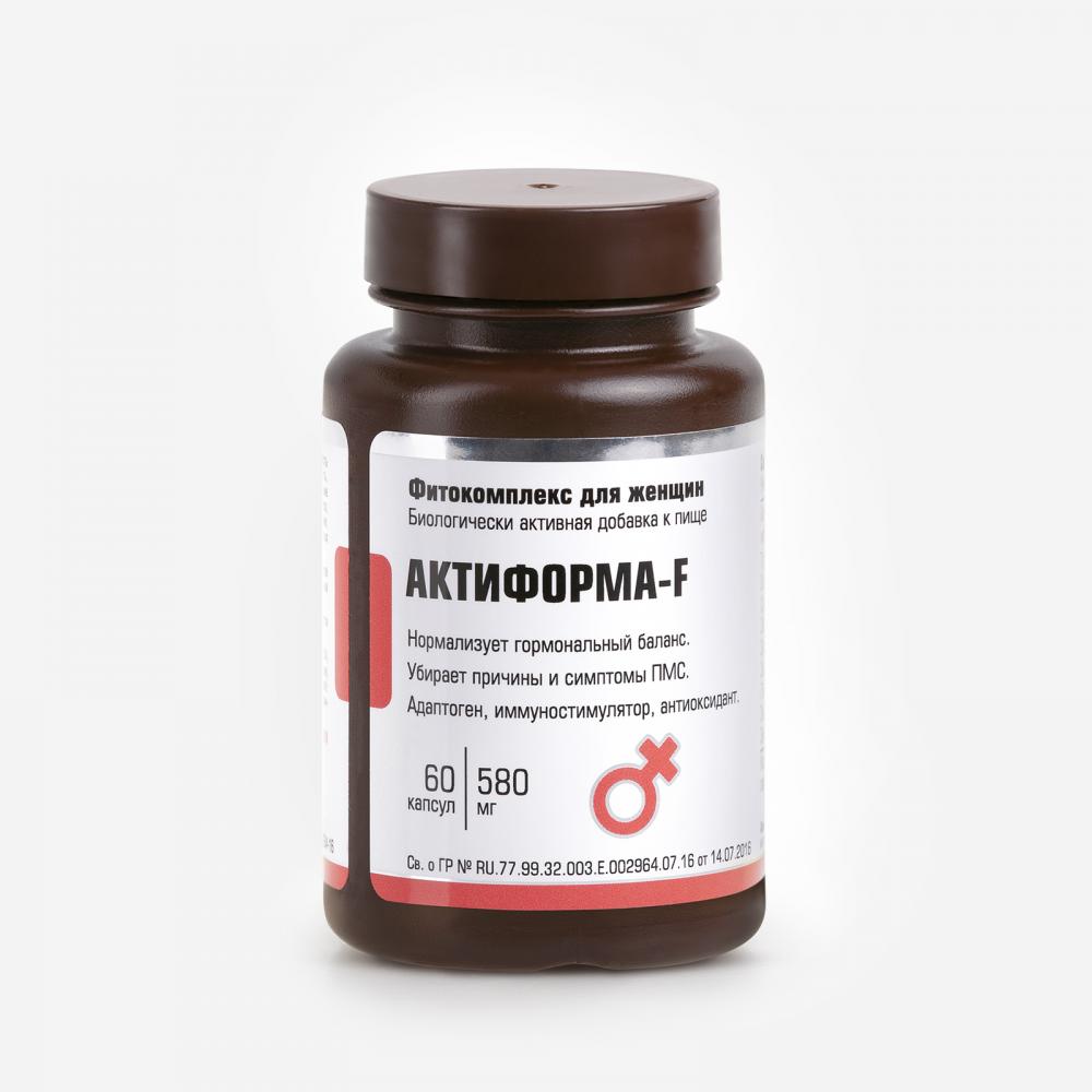 Фитокомплекс для женщин Актиформа-F от Глорион, 60 капсул