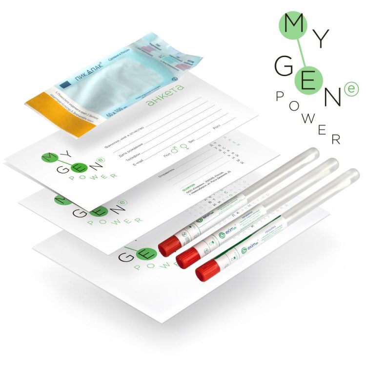 Генетический тест My Gene Power — набор для сбора ДНК