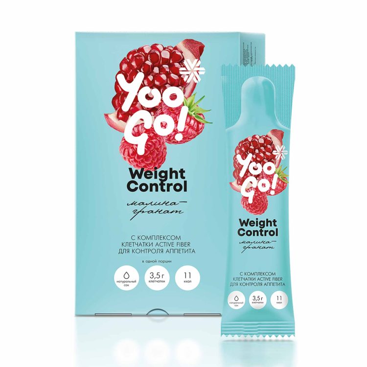 Напиток Weight Control малина-гранат — комплекс Active Fiber для контроля аппетита
