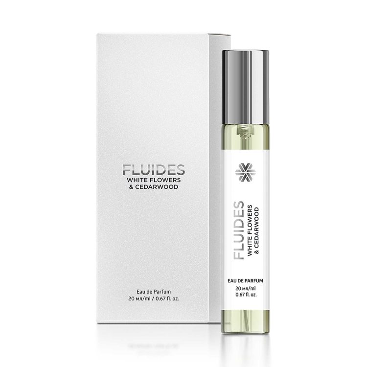 FLUIDES White Flowers & Cedarwood, парфюмерная вода, 20 мл — купить в WTI