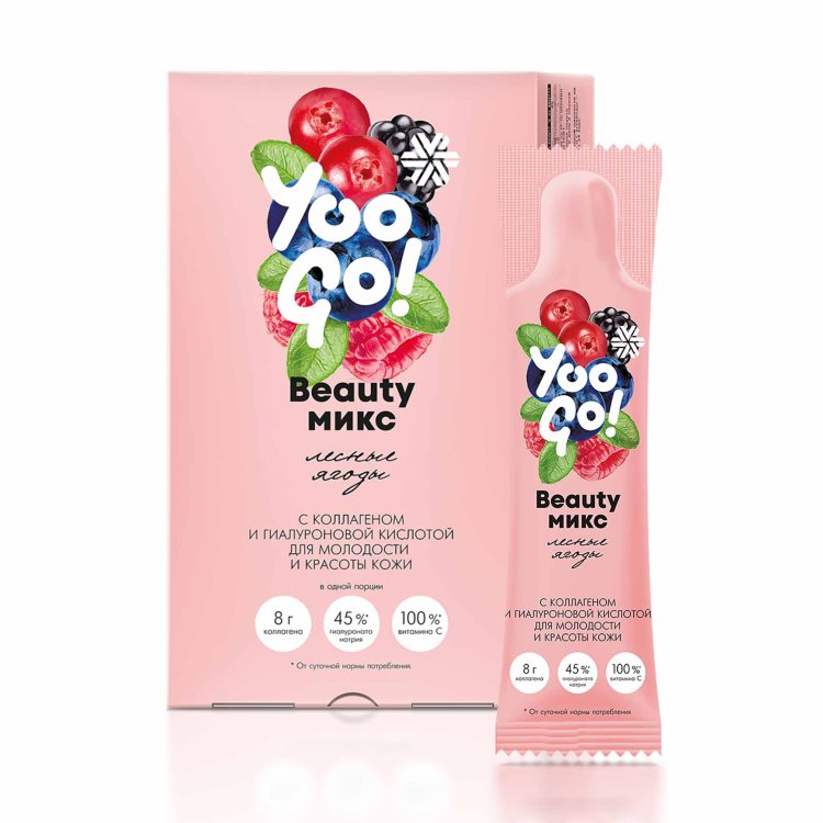 Beauty-микс с коллагеном и лесными ягодами — функциональный напиток