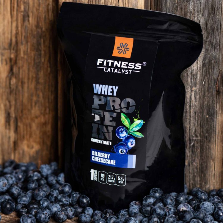 Сывороточный протеин Fitness Catalyst со вкусом черничного чизкейка