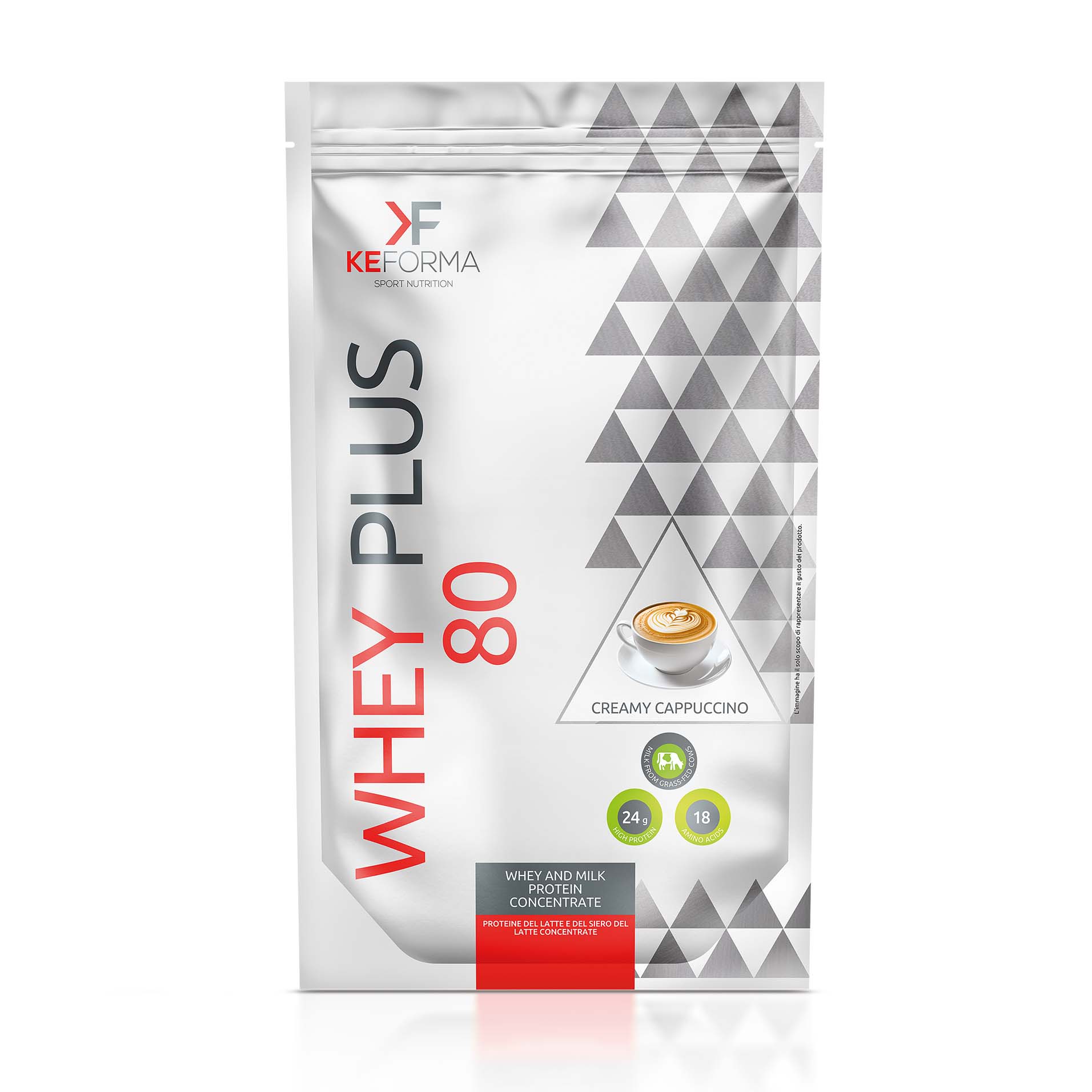 WHEY PLUS 80 «Капучино» — протеиновый коктейль Keforma 480 г — изображение 3