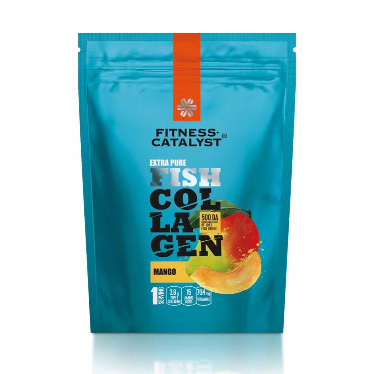 Рыбный коллаген Fitness Catalyst со вкусом манго, банка 200 г
